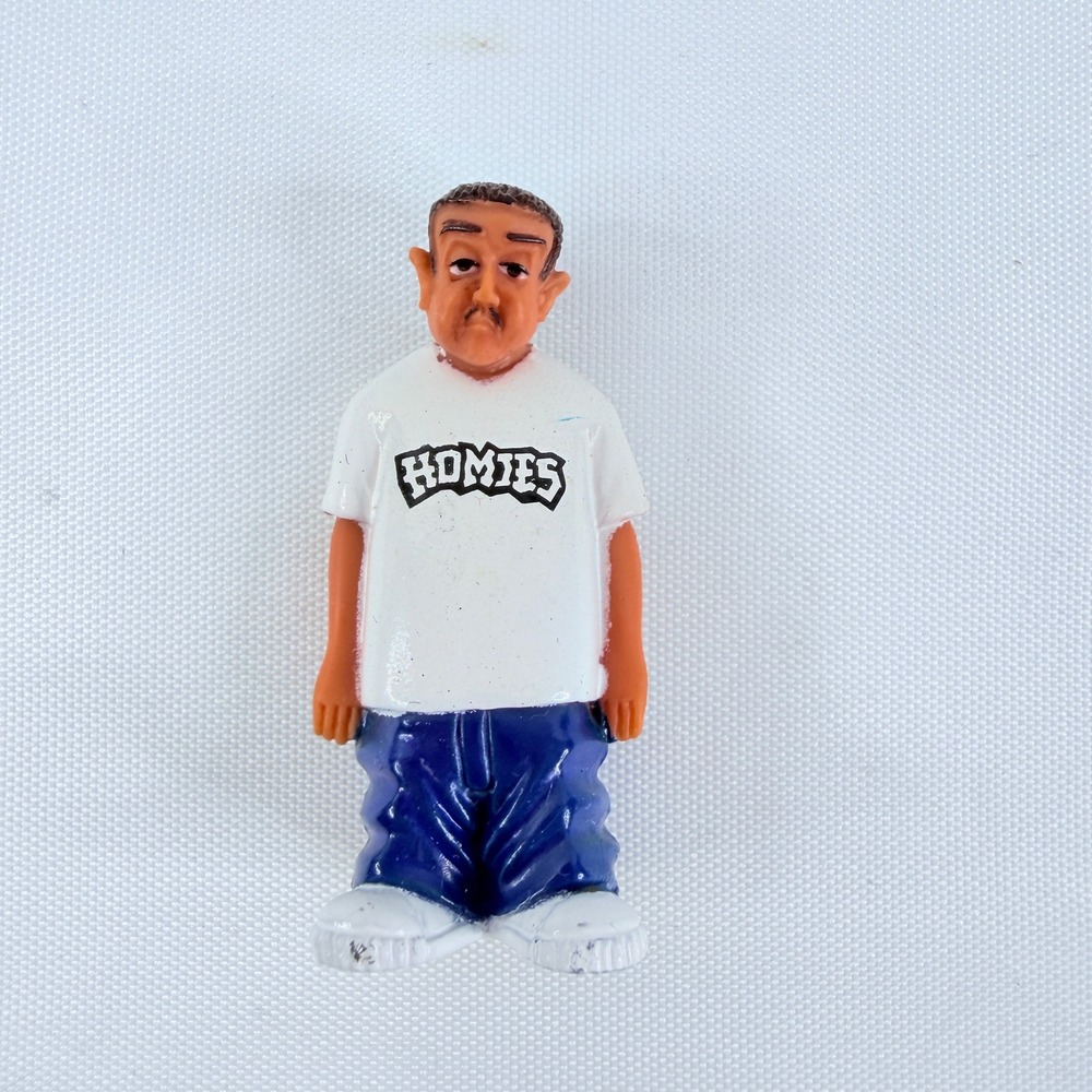 Vintage Homies Big Dopey Series 7 Figure White‎ Shirt Blue Pants Chicano Culture